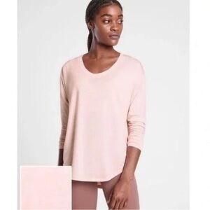 Athleta Stratus Striped Top, Size  M